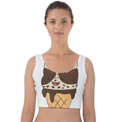 Cat Ice Cream T- Shirt Cute Cat Cream Cone T- Shirt Yoga Reflexion Pose T- Shirtyoga Reflexion Pose T- Shirt Velvet Crop Top