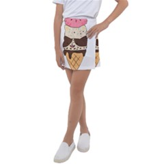 Cat Ice Cream T- Shirt Cute Cat Cream Cone T- Shirt Yoga Reflexion Pose T- Shirtyoga Reflexion Pose T- Shirt Kids  Tennis Skirt