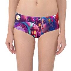 Fantasy Arts  Mid-waist Bikini Bottoms by Internationalstore