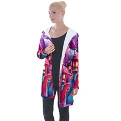 Fantasy Arts  Longline Hooded Cardigan by Internationalstore