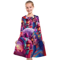 Fantasy Arts  Kids  Midi Sailor Dress by Internationalstore