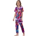 Fantasy Arts  Kids  Satin Short Sleeve Pajamas Set View1