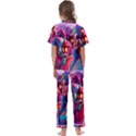 Fantasy Arts  Kids  Satin Short Sleeve Pajamas Set View2