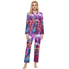 Fantasy Arts  Womens  Long Sleeve Velvet Pocket Pajamas Set by Internationalstore