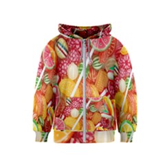 Aesthetic Candy Art Kids  Zipper Hoodie by Internationalstore