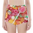 Aesthetic Candy Art High-Waisted Bikini Bottoms View1