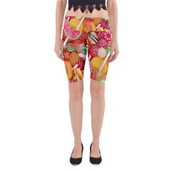 Aesthetic Candy Art Yoga Cropped Leggings by Internationalstore