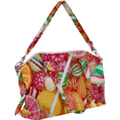 Aesthetic Candy Art Canvas Crossbody Bag by Internationalstore