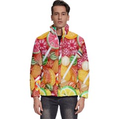 Aesthetic Candy Art Men s Puffer Bubble Jacket Coat by Internationalstore