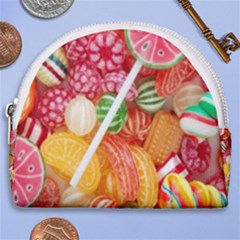 Aesthetic Candy Art Horseshoe Style Canvas Pouch by Internationalstore