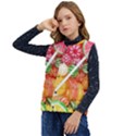 Aesthetic Candy Art Kid s Button Up Puffer Vest	 View3