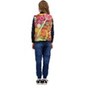 Aesthetic Candy Art Kid s Button Up Puffer Vest	 View4