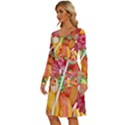 Aesthetic Candy Art Long Sleeve Dress With Pocket View2