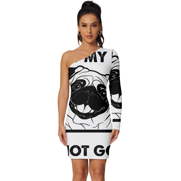 Black Hole T- Shirt Planet Eater Colour T- Shirt Long Sleeve One Shoulder Mini Dress