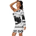 Black Hole T- Shirt Planet Eater Colour T- Shirt Long Sleeve One Shoulder Mini Dress View2