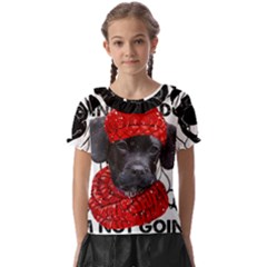 Black Hole T- Shirt Planet Eater Colour T- Shirt Kids  Frill Chiffon Blouse