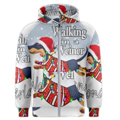 Weiner T- Shirt Walking In A Weiner Wonderland T- Shirt (1) Men s Zipper Hoodie by ZUXUMI