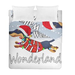 Weiner T- Shirt Walking In A Weiner Wonderland T- Shirt (1) Duvet Cover Double Side (full/ Double Size) by ZUXUMI