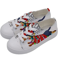 Weiner T- Shirt Walking In A Weiner Wonderland T- Shirt (1) Kids  Low Top Canvas Sneakers by ZUXUMI