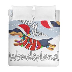 Weiner T- Shirt Walking In A Weiner Wonderland T- Shirt (1) Weiner T- Shirt Walking In A Weiner Wonderland T- Shirt Duvet Cover Double Side (full/ Double Size) by ZUXUMI