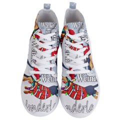 Weiner T- Shirt Walking In A Weiner Wonderland T- Shirt (1) Weiner T- Shirt Walking In A Weiner Wonderland T- Shirt Men s Lightweight High Top Sneakers by ZUXUMI