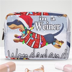 Weiner T- Shirt Walking In A Weiner Wonderland T- Shirt (1) Weiner T- Shirt Walking In A Weiner Wonderland T- Shirt Make Up Pouch (medium) by ZUXUMI