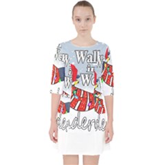 Weiner T- Shirt Walking In A Weiner Wonderland T- Shirt (1) Weiner T- Shirt Walking In A Weiner Wonderland T- Shirt Welder T- Shirt Funny Welder T- Shirt Quarter Sleeve Pocket Dress by ZUXUMI