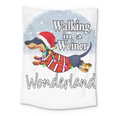 Weiner T- Shirt Walking In A Weiner Wonderland T- Shirt (1) Weiner T- Shirt Walking In A Weiner Wonderland T- Shirt Welder T- Shirt Funny Welder T- Shirt Medium Tapestry by ZUXUMI