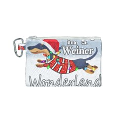 Weiner T- Shirt Walking In A Weiner Wonderland T- Shirt (1) Weiner T- Shirt Walking In A Weiner Wonderland T- Shirt Welder T- Shirt Funny Welder T- Shirt Canvas Cosmetic Bag (small) by ZUXUMI