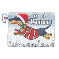 Weiner T- Shirt Walking In A Weiner Wonderland T- Shirt (1) Weiner T- Shirt Walking In A Weiner Wonderland T- Shirt Welder T- Shirt Funny Welder T- Shirt Canvas Cosmetic Bag (xl) by ZUXUMI