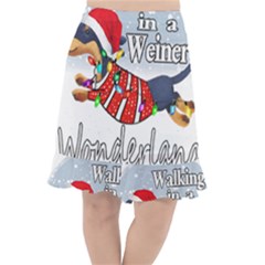 Weiner T- Shirt Walking In A Weiner Wonderland T- Shirt (1) Weiner T- Shirt Walking In A Weiner Wonderland T- Shirt Welder T- Shirt Funny Welder T- Shirt Fishtail Chiffon Skirt by ZUXUMI