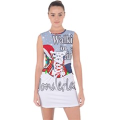 Weiner T- Shirt Walking In A Weiner Wonderland T- Shirt (1) Weiner T- Shirt Walking In A Weiner Wonderland T- Shirt Welder T- Shirt Funny Welder T- Shirt Lace Up Front Bodycon Dress by ZUXUMI