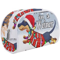 Weiner T- Shirt Walking In A Weiner Wonderland T- Shirt (1) Weiner T- Shirt Walking In A Weiner Wonderland T- Shirt Welder T- Shirt Funny Welder T- Shirt Make Up Case (large) by ZUXUMI