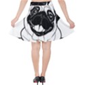 Black Pug Dog If I Cant Bring My Dog I T- Shirt Black Pug Dog If I Can t Bring My Dog I m Not Going Velvet High Waist Skirt View2