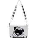 Black Pug Dog If I Cant Bring My Dog I T- Shirt Black Pug Dog If I Can t Bring My Dog I m Not Going Double Gusset Crossbody Bag View1