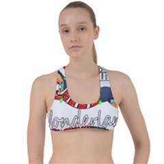 Weiner T- Shirt Walking In A Weiner Wonderland T- Shirt (1) Criss Cross Racerback Sports Bra by ZUXUMI