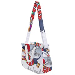 Weiner T- Shirt Walking In A Weiner Wonderland T- Shirt (1) Rope Handles Shoulder Strap Bag