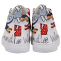 Weiner T- Shirt Walking In A Weiner Wonderland T- Shirt (1) Kids  Mid-Top Canvas Sneakers View4