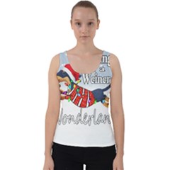 Weiner T- Shirt Walking In A Weiner Wonderland T- Shirt (1) Velvet Tank Top