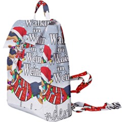 Weiner T- Shirt Walking In A Weiner Wonderland T- Shirt (1) Buckle Everyday Backpack by ZUXUMI