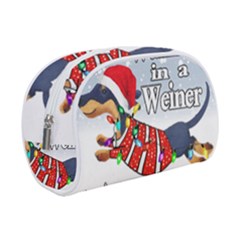 Weiner T- Shirt Walking In A Weiner Wonderland T- Shirt (1) Make Up Case (small) by ZUXUMI