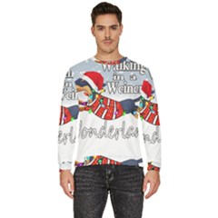 Weiner T- Shirt Walking In A Weiner Wonderland T- Shirt (1) Men s Fleece Sweatshirt