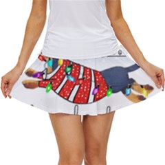 Weiner T- Shirt Walking In A Weiner Wonderland T- Shirt (1) Women s Skort by ZUXUMI