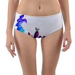 Arts Reversible Mid-waist Bikini Bottoms by Internationalstore