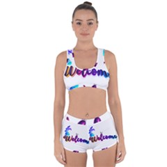 Arts Racerback Boyleg Bikini Set by Internationalstore