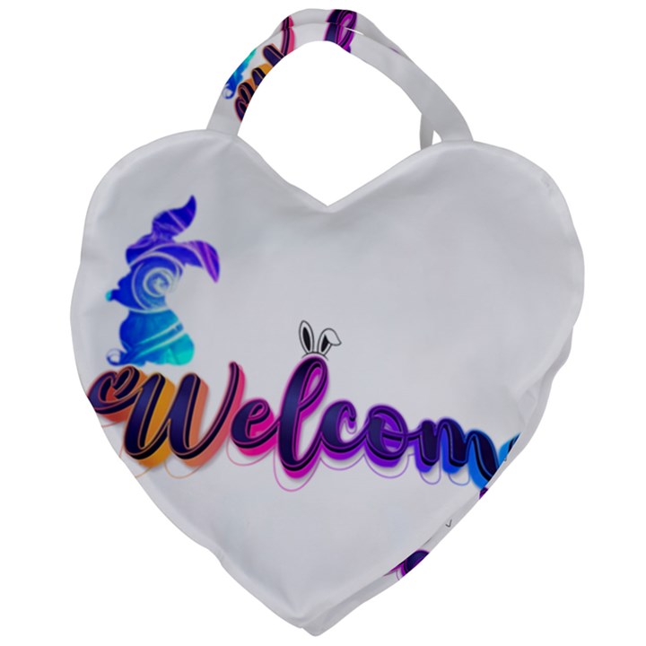 Arts Giant Heart Shaped Tote