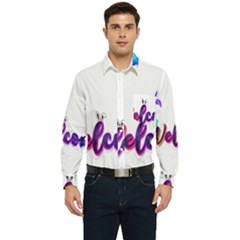 Arts Men s Long Sleeve Pocket Shirt  by Internationalstore