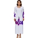 Arts Long Sleeve Longline Maxi Dress View1