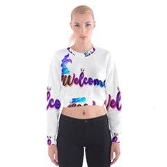 Arts Cropped Sweatshirt by Internationalstore