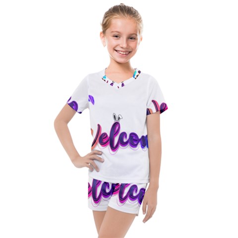 Arts Kids  Mesh T-shirt And Shorts Set by Internationalstore